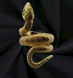 пръстен змия злато 01