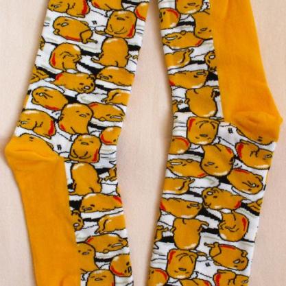 автоматично Собственост отделен Весели дълги чорапи с жълти човечета - ТОП Цени | Онлайн Магазин Obeci.bg