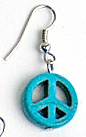 Обеца с тинейджърски  син Peace
