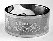 Пръстен халка на Bullet for My Valentine от стомана 316L