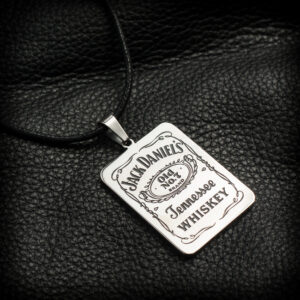 Ръчно изработен Медальон Jack Daniel's стомана