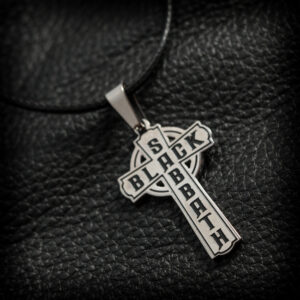Медальон с кръст на Black Sabbath, топ качество