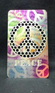 Метален гриндер, тип ренде с Peace