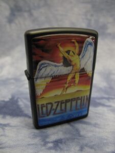 Черна запалка на Led Zeppelin "Swan Song"