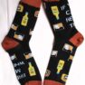 Памучни чорапи с бутилки и чаши с уиски Heaven Socks