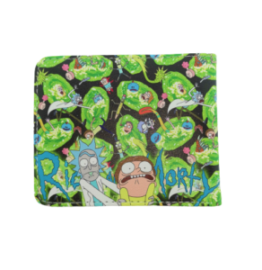 Аниме портфейл на Rick and Morty от еко кожа