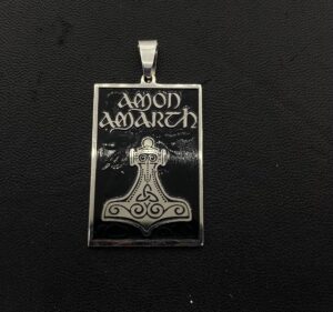Стоманено колие за врат на метълите Amon Amarth