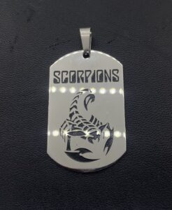 Висулка плочка на групата Scorpions