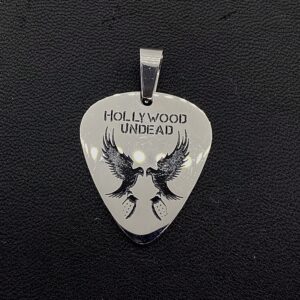 Стоманен медальон Hollywood Undead перце за китара