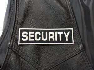 Емблема за дрехи с надпис Security