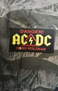 Бродирана нашивка на AC/DC - "High Voltage"