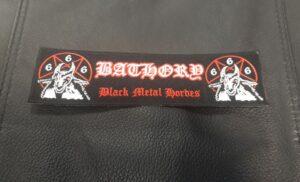 Бродирана нашивка на Bathory