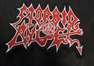 Везан гръб на бандата Morbid Angel