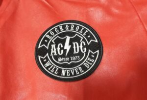 Страхотна кръгла нашивка на AC/DC