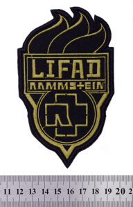Бродирана нашивка на Rammstein