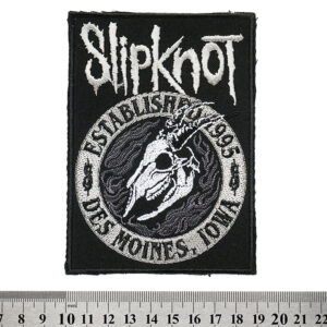 Уникална бродирана нашивка на Slipknot