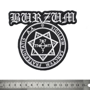 Бродирана нашивка на Burzum