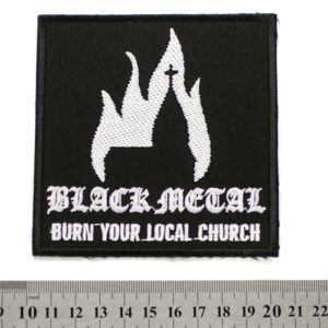 Бродирана нашивка на Black Metal