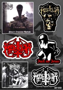 Лист със стикери на Marduk