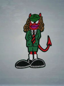 Оригинална метъл нашивка AC/DC Angus Devil
