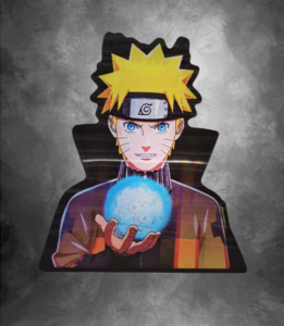 Голям 3D стикер на Naruto