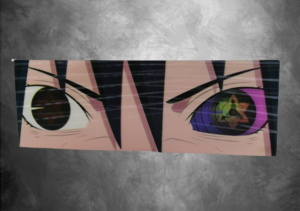 3D стикер с очите на Sasuke Uchiha