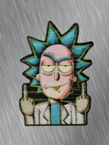 3D стикер с Рик от Rick and Morty