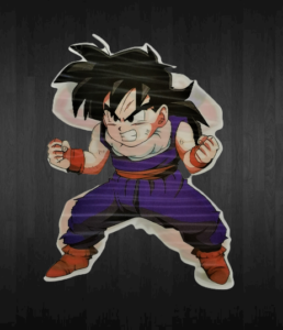 3D стикер на Gohan и Krillin