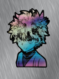 Голям 3D стикер на Killua Zoldyck