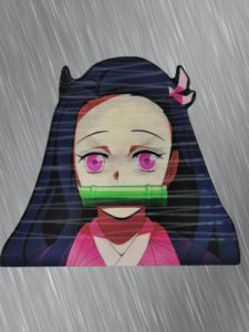 Голям 3D стикер на Nezuko Kamado