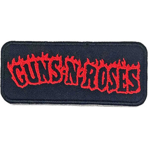 Guns N' Roses нашивка с червен надпис