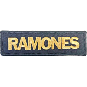 Нашивка със златен надпис на Ramones