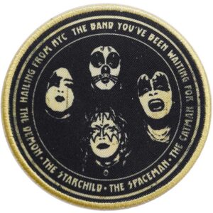 Нашивка на KISS с лицата на групата