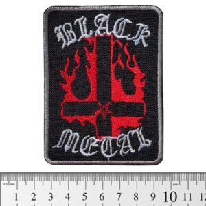 Бродирана нашивка на Black Metal