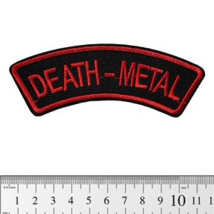 Бродирана нашивка на Death Metal