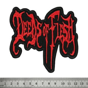 Бродирана нашивка на Deeds of Flesh