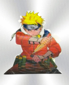 Naruto малък стикер с ефект 3D