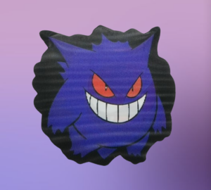 Gengar Pokemon малък 3D стикер