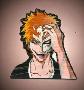 Водоустойчив 3D стикер на Ichigo Kurosaki от Bleach