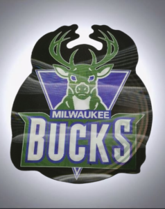Топ качество стикер с Milwaukee Bucks