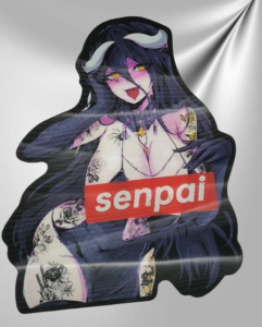 Уникален стикер с Gyaru Albedo от EARLFAMILY