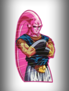 Здрав 3D стикер с Маджин Буу от Dragon Ball