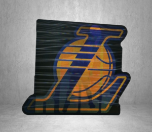 Водоустойчив LAKERS стикер с 3D ефект