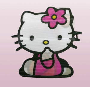 Голям стикер със сладкото Hello Kitty