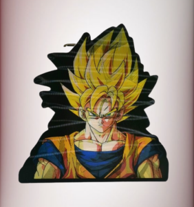 Dragon Ball стикер със Супер Саян Гоку