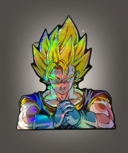 Цветен холограмен стикер Vegito Dragon Ball