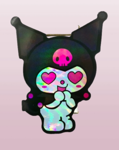 Влюбено Kuromi холограмен стикер