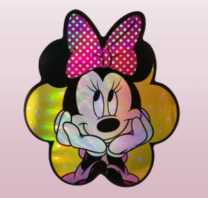 Minnie Mouse холограмен самозалепващ се стикер