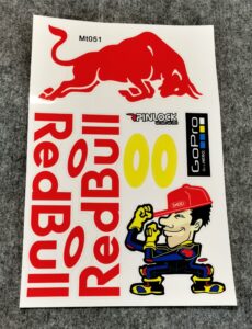 Комплект със стикери на Red Bull