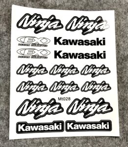 Kомплект висококачествени стикери Ninja и Kawasaki